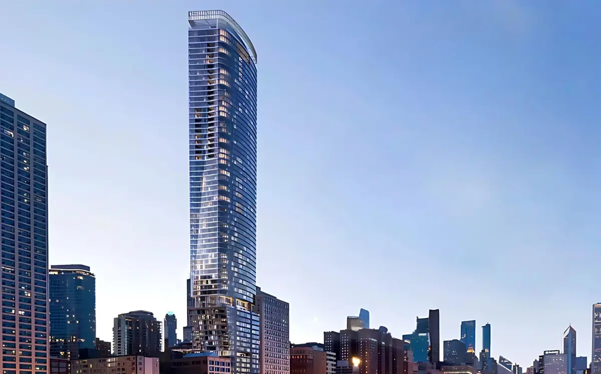 1000M luxury tower, Chicago