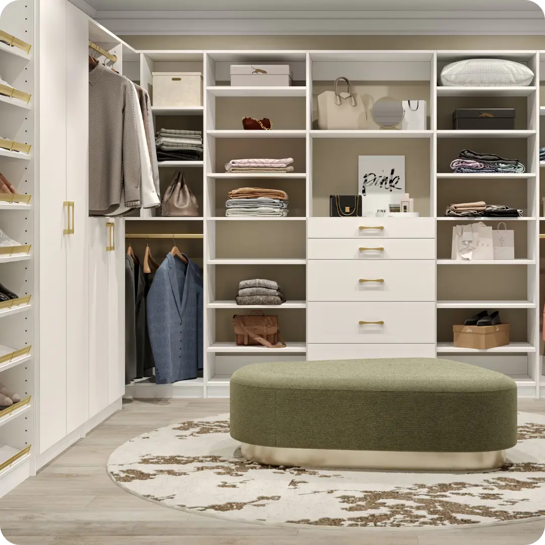 Alto walk-in closet system