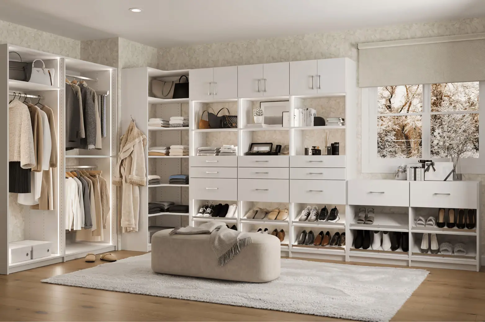 Vista walk-in suite configuration