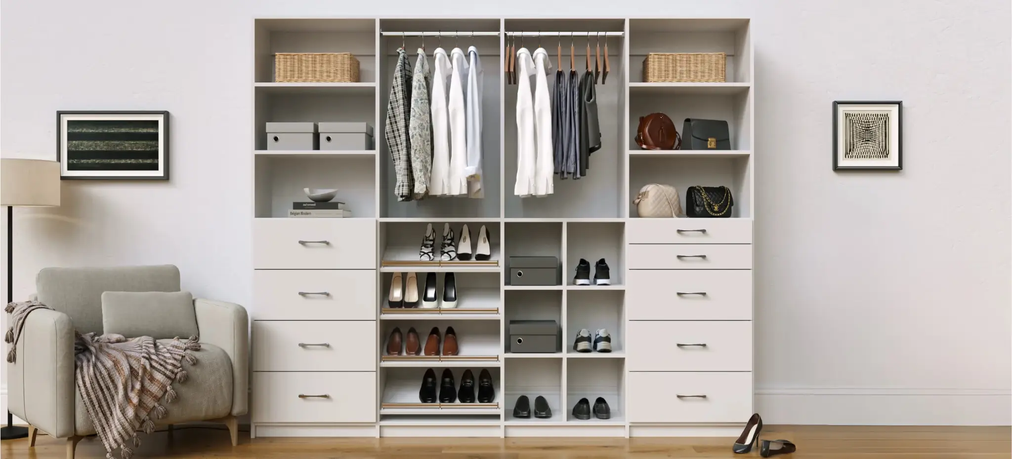 Vista large walk-in configuration